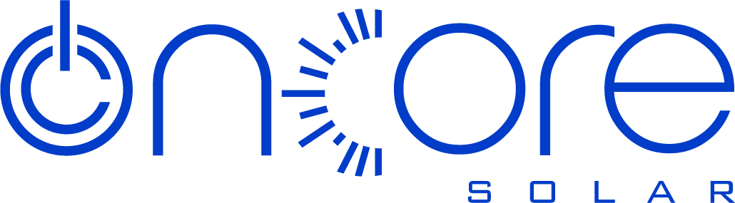Oncore company logo - Blue color